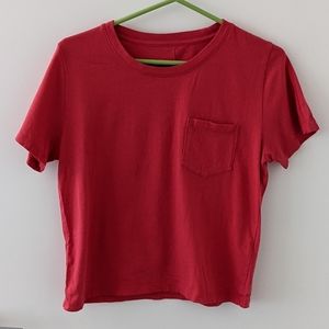 Everlane cotton box-cut pocket tee